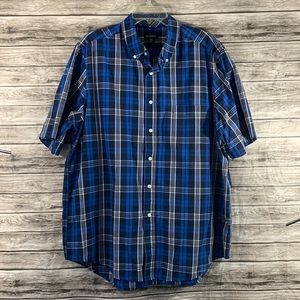 GEORGE XL Short Sleeve plaid shirt